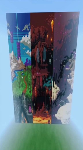 Pixel Art Mural Building for Minecraft Worlds