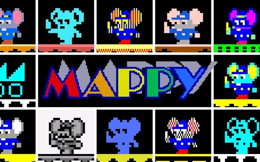【游戏移植版本比较】快乐鼠（Mappy）