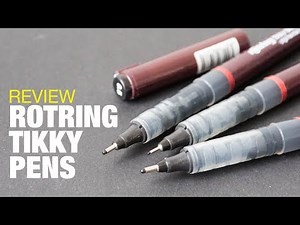 Review: Rotring Tikky Graphic Fineliner Pen (Pigment Ink)