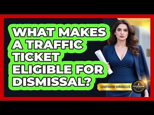 What Makes A Traffic Ticket Eligible For Dismissal? - Courtroom Chronicles