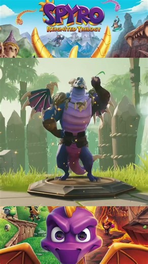 Bubba is a popular dragon dad who gives great advice. He's also strong; he can go from incredibly positive to saying something that deserves a thumbs up! 💪 #muscle #dragon #game #spyroreignitedtrilogy #daddy