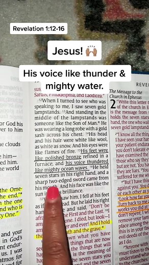 Divine ASMR Sounds: Jesus' Thunderous Voice | Revelation 1:12-16