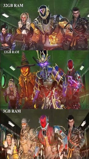 Blood strike 32gb ram vs 12gb ram vs 3gb ram comparison #bloodstrike #ramcomparison #ytshorts