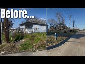 Most Satisfying Lawn Cleanup – Overgrown Yard Gets A Stunning Makeover
