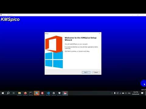How to crack Microsoft Office and Window with KMSpico_setup