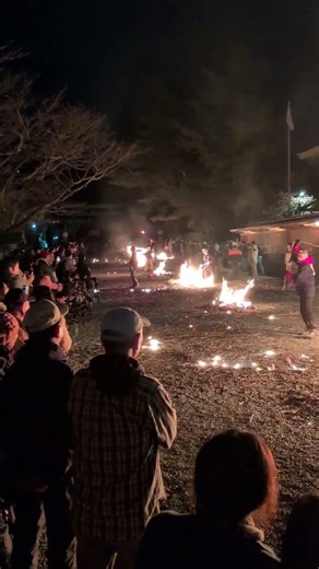 阿蘇神社火振り神事 #熊本 #阿蘇 #神社 #神事