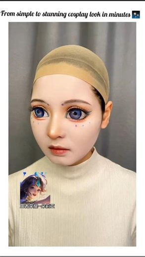 Easy Cosplay Makeup Tutorial Step by Step | Beginner Friendly Transformation #shorts #makeup