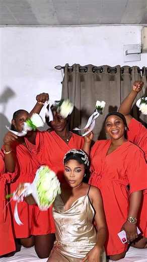 Say hello to the latest bride Hopping on this challenge with my ladies 💃💃💃💃 Spot my wedding dress stylist at the beginning of the video, only one @RZEAL to the world🙌🏻 @weddingsnigeria @bellanaija @BellaNaija Weddings @NIGERIA WEDDING #bridal #bridalshower #reels #viralreels #Weddings #shower #bellanaijastyle