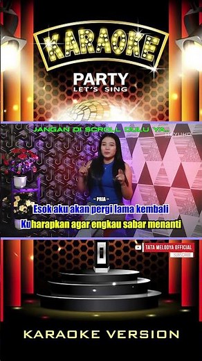 MALAM TERAKHIR - TATA MELODYA II KARAOKE DUET TANPA VOCAL COWOK #dangdut #karaoke #dangdutterbaru