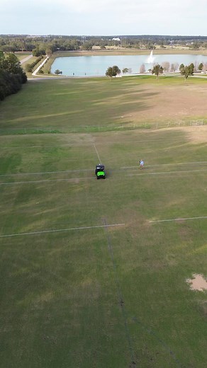 2.8K views | Paint multiple fields at the same time! #sportsturf #turftech #gpslinemarking #turf #GPS #Traqnology #autosteer #autosteering #soccerislife #fieldmarking Newstripe, Inc | Traqnology North America | Facebook