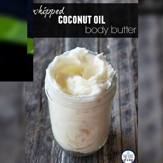 Diy homemade body butter with shea butter+Coconut oil and argan oil...