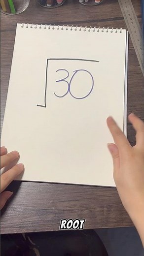 What is the square root of 30? #mathshorts #maths #mathstricks #squareroottrick #squareroot