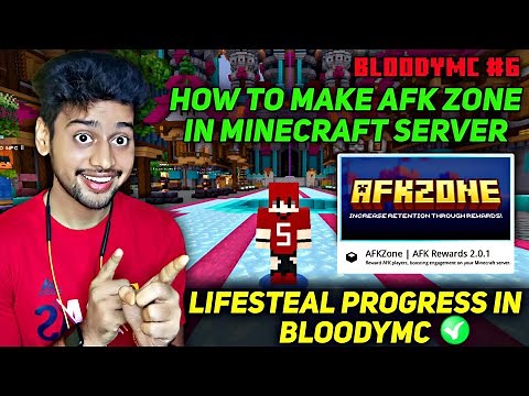How To Make AFK Pool in Minecraft Server | Minecraft AFK Pool Setup | BloodyMC #6