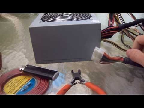 How to convert a old computer psu into a project power supply