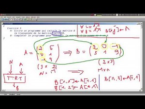 La transposée d'une matrice et la somme de deux matrices