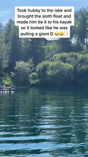 Hilarious Husband Prank with a Sloth Float