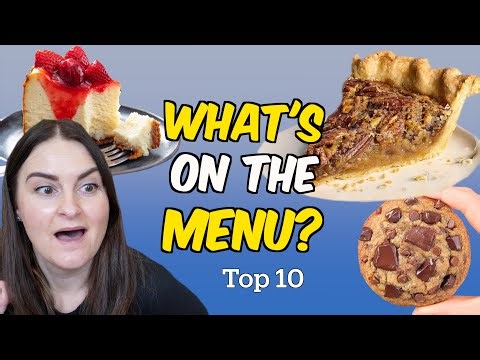 What’s on the Menu? | My Top 10 Desserts Ranked!