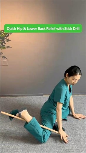 Master This Stick Hip Mobility Drill to Improve Flexibility & Relieve Lower Back Tightness