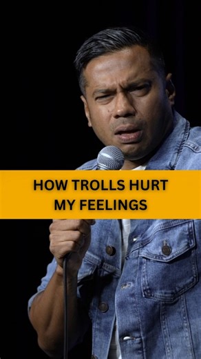 Trolls - their words hurt! 😭 I'm on tour! Come see me! (Ticket link in my bio) #standupcomedy #funnyvideos #comedy | Daniel Fernandes