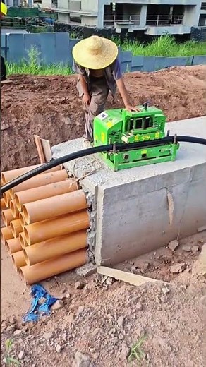 wire binding process for under ground cable laying