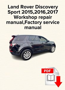 Land Rover Discovery Sport Repair Manual 2015-2017 (PDF) - Etsy