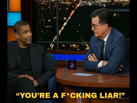 Denzel Washington FORCED to LEAVE Colbert’s Show After Fiery Live Clash