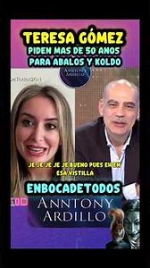 TERESA GÓMEZ, PIDEN MAS DE 50 AÑOS DE PRISION PARA ABALOS Y KOLDO, ENBOCADETODOS