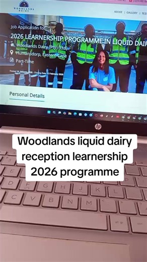 Woodlands Liquid Dairy Reception Learnership 2026
