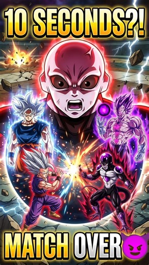 Jiren vs Universe 7 Peak Forms: Match Over in 10s? (T.O.P) 😱💥#anime #dragonball