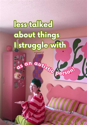 honestly, all of these things are completely valid to struggle with yet I seem to get waves of harassment and bullying online whenever I talk about being disabled by my disability in a way that isn’t cute or quirky! yes, taking about autistic awareness means also talking about the less palatable things about being disabled 👋 let me know below what are some things you struggle with that you wish were more normalized? 🤔 #autisticadults #autismtiktok #latediagnosedautistic #autismawareness #autis