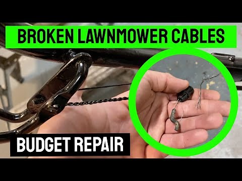How to Fix Broken Lawnmower Cables - DIY Budget Repair