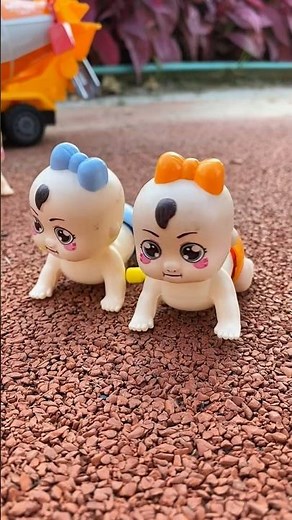 Mini Playful Wind-Up Crawling Baby Toy - Interactive Key Wind Moving Toy