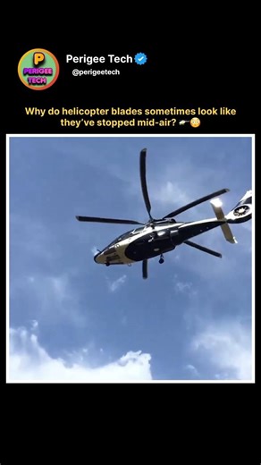 Frozen Helicopter Blades? 🚁😳#shorts #illusion #science #helicopter #technology #physics #aviation
