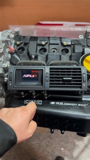 BMW E46 M3 GTS / Andreas Beroukas on Instagram: "AWRON – One of the rarest OEM+ modules ever made for the E46, now part of my E46 M3 GTS project. This is a piece you simply don’t find anymore. Production stopped years ago, original units disappeared from the market, and sourcing one has become almost impossible. I’ve been searching for more than four years, and now it finally joins the build. What makes the AWRON so special is the philosophy behind it. It looks fully OEM – clean, subtle, factory