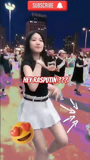 Ra Ra Rasputin Song in this shuffle dance music video