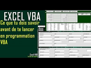 EXCEL VBA Ce que tu dois savoir avant de coder