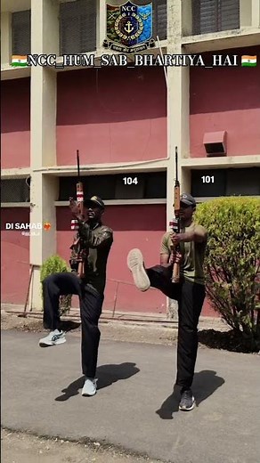 GOH DEMO 🥵 #ncc 🇮🇳 #ncc_hum_sab_bhartiya_hai #drill #rdc #goh #salami #ncc_army #cadets #traning