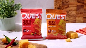 Quest Cheesy Protein Crackers Variety Pack, Zesty Ranch, Cheddar Blast, Spicy Cheddar, High Protein, Low Carb, 12 Count (4 each flavor)