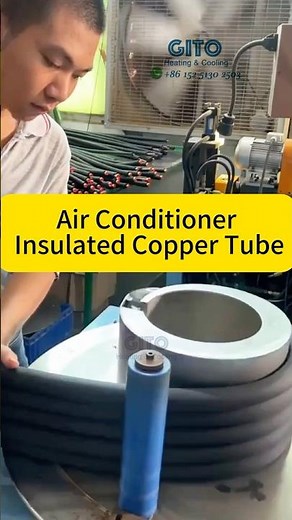 AC Pre-Insulated Copper Tube Manufacturing for Air Conditioning