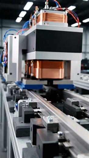 4800W Autonomous Magnetic Rail Robot – Linear Drive System