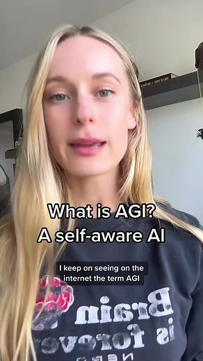Have yiou heard of AGI? A self-aware AI? I think the ending of this video sums up everything 😆 #futuretech #futureai #agi #ai #artificialintelligence