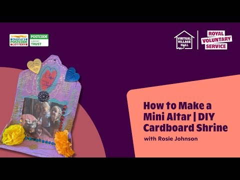 How to Make a Mini Altar | DIY Cardboard Shrine with Rosie Johnson