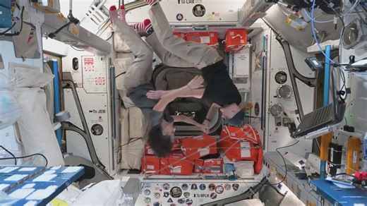 Don & Suni: “Two Steppin' in Space” | International Space Station FriendsofNASA.org: Expedition 72 flight engineer and NASA astronaut Don Pettit: “Two Steppin on the Moon”; Country Western singer Josh Turner visited Houston Mission Control and sang us this song. Suni Williams and I decided to give it a try while Butch Wilmore filmed the effort. Here is 'Two Steppin in Space'." "Big thanks to Josh Turner and Renee Behrman (his manager) for letting us use his music." Follow Expedition 72: https://