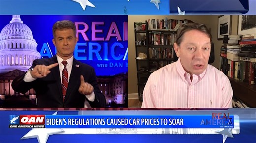 5K views · 48 reactions | Tonight, on Real America w/ Dan Ball - Former Trump E.P.A. Transition Team Member Steve Milloy - Do you agree with President Trump's decision to reverse Biden's CAFE standards? Watch Real America on OAN Live here: https://live.oann.com/home.ktv?utm_source=socials&utm_medium=social+media&utm_campaign=fb | One America News Network | Facebook