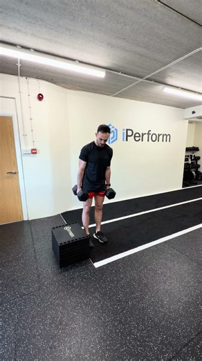 Lateral Dumbbell Step Up