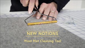 Introducing the Wool Mat Cleaning Tool! With its clever cleaning...