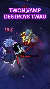 TWOH VAMP DESTROYS TWAU #yba #roblox #trending #shorts #tiktok #viralvideo #viralshorts #jjba