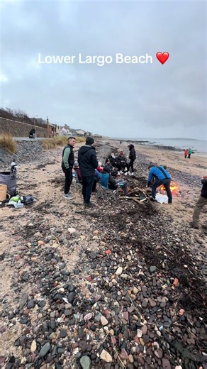 Lower Largo Beach at Christmas time 🎅 🌲 ❤️🎉🥂#fyp #scotland #christmas #enjoylife #eastofscotland