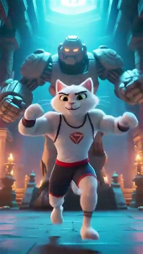 The Cat and the Blue Gem: Epic Adventure Across the Desert Temple! 🐱💎