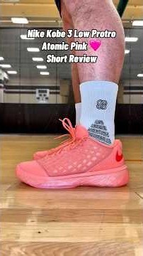 Nike Kobe 3 Low Protro Atomic Pink 🩷 Elite cushion and support #Nike365